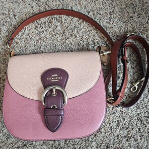 Coach Kleo Colorblock Leather Crossbody Bag